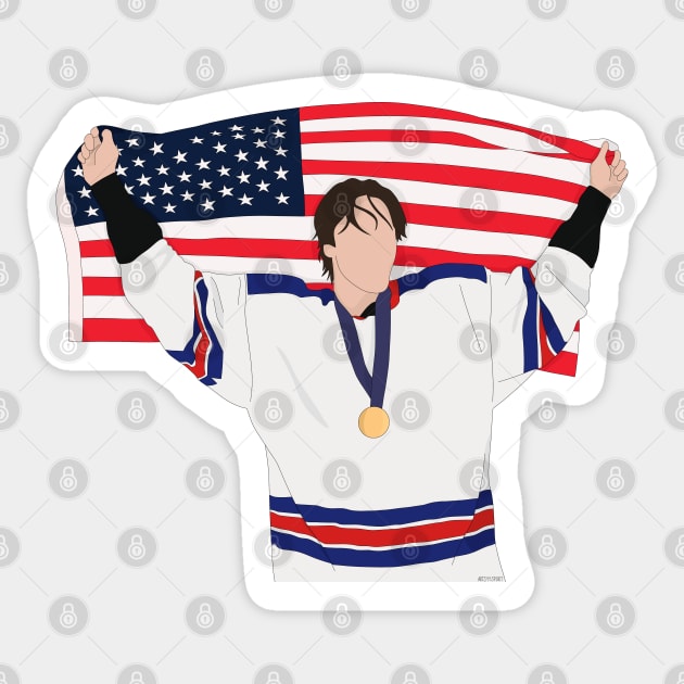 USNTDP Trevor Zegras Sticker by aimeefergiex